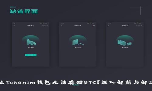 为什么Tokenim钱包无法存储BTC？深入解析与解决方案