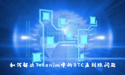 如何解决Tokenim中的BTC未到账问题