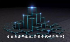当交易密码遗失，你能否找回你的币？