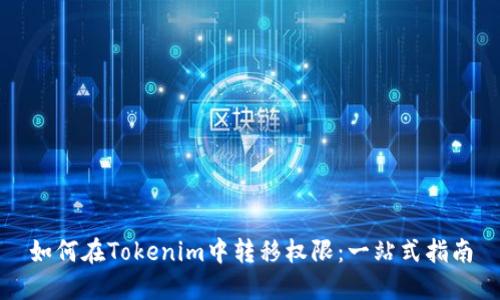 如何在Tokenim中转移权限：一站式指南